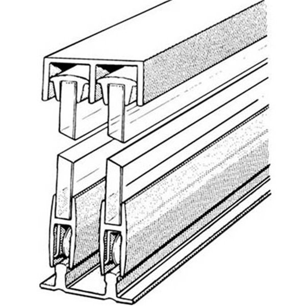 Propation 36 In. Sliding Glass Door Track And Components PR2585169